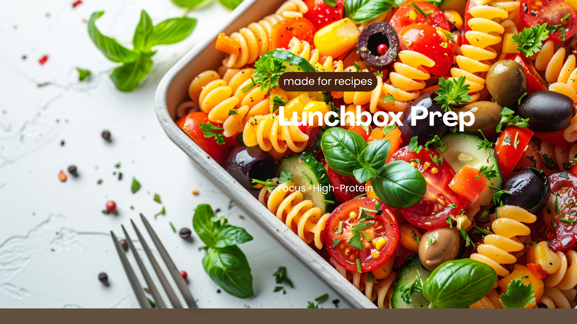 Lunchbox prep — colourful foods